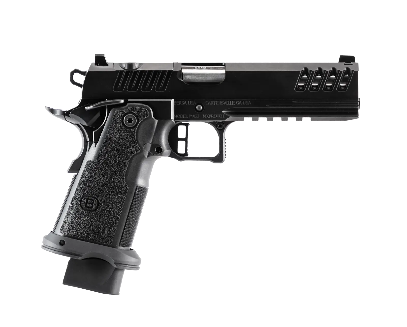 BERSA M2XI 1911 DS HGA 9MM 5IN BBL OR NIGHT SIGHTS QPQ/BLACK 18RD/22RD