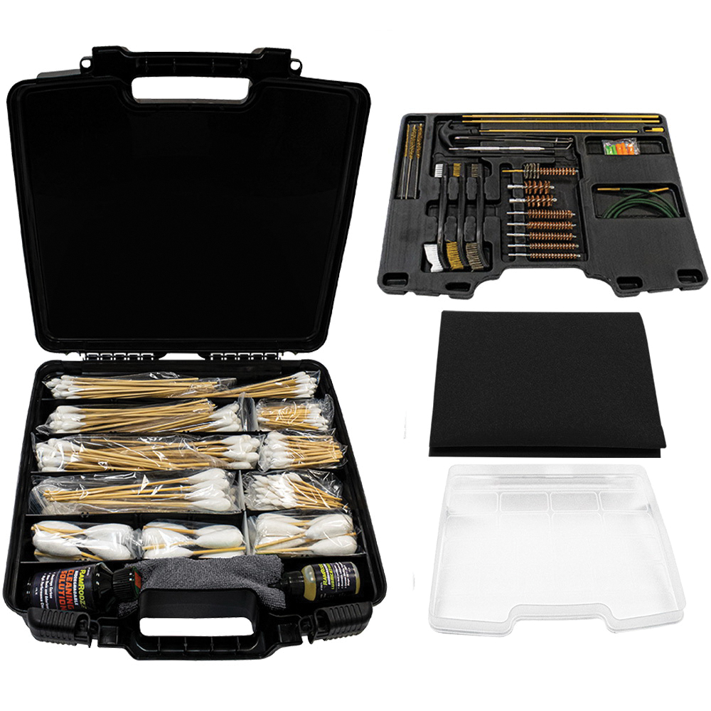 RamRodz Professional Gun Cleaning Master Kit - Black - Comprehensive Firearm Cleaning Kit - 70035