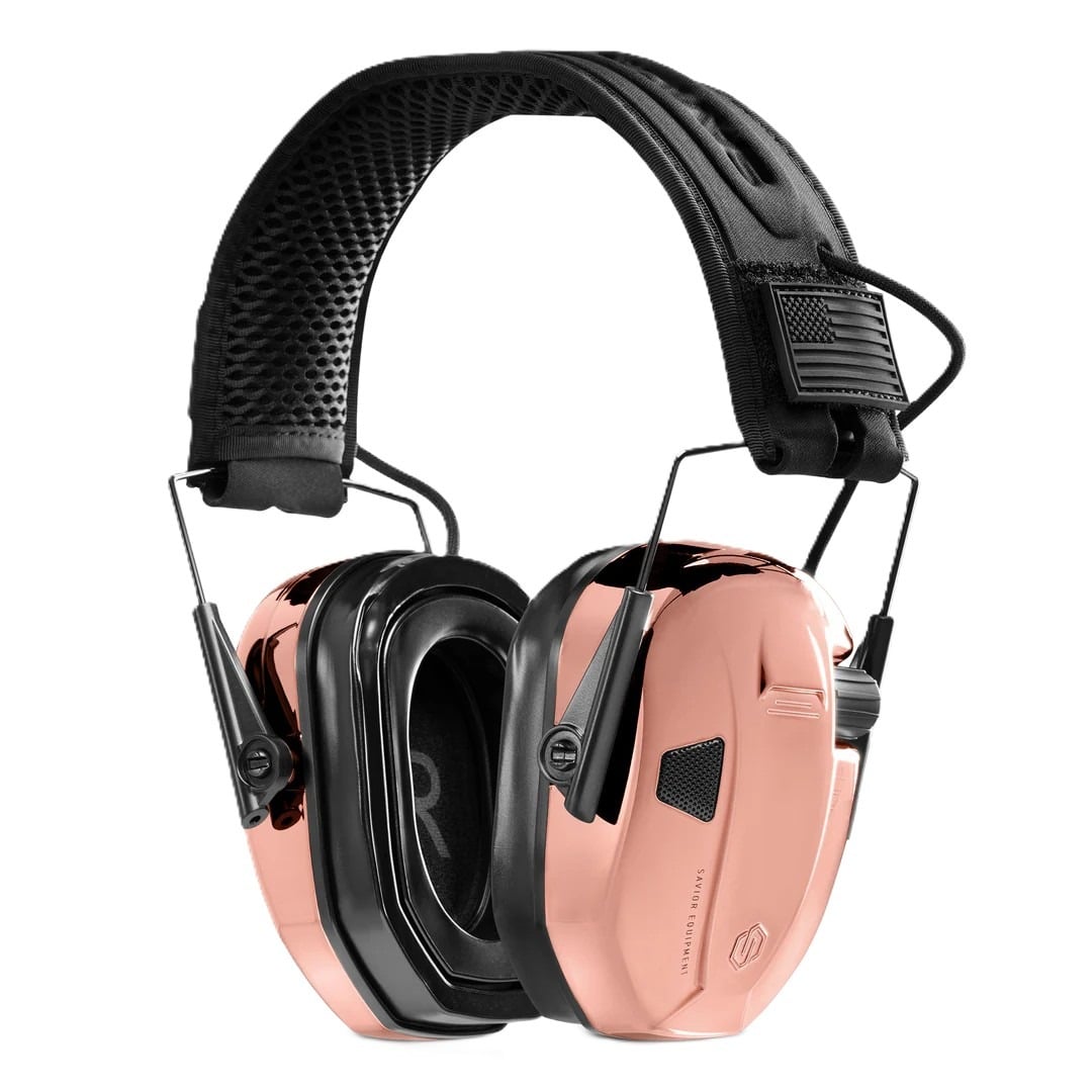 Savior Equipment Apollo Electronic Ear Protection, Rose Gold