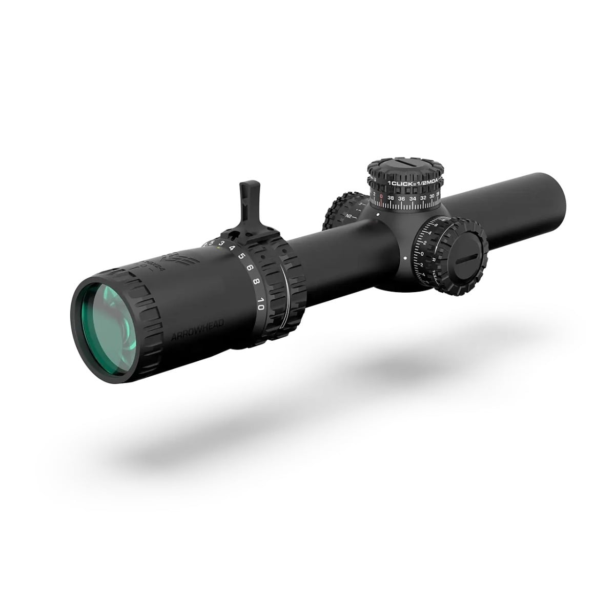 Swampfox Arrowhead 1-6X24 30mm Riflescope, Red BDC - ARH16241-B