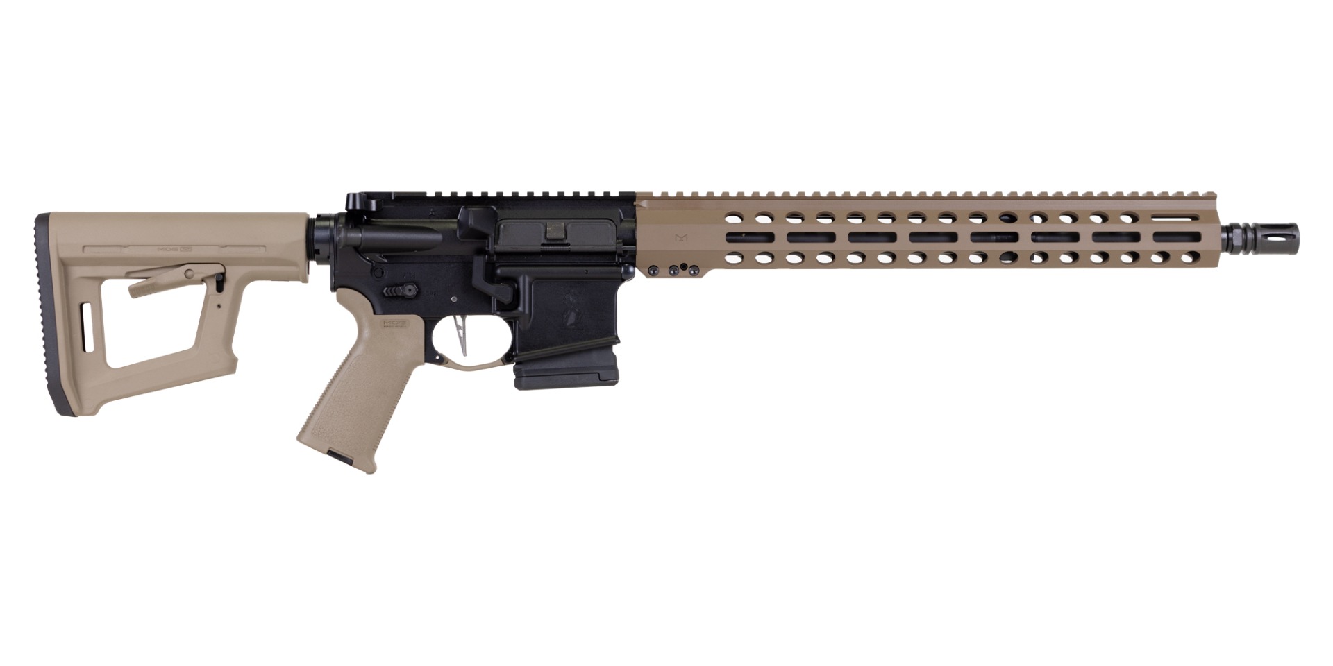 PSA Guardsman-15 16" Midlength 5.56 NATO 1/7 CL Phosphate 15" MLOK Rifle, FDE - California