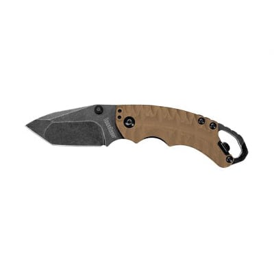 Kershaw Shuffle II 2.25" Tanto Folding Knife, Black/FDE - 8750TANBW