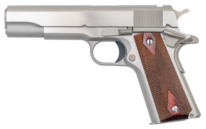 Colt 1911 Government .38 Super 9-Round Stainless Engraved