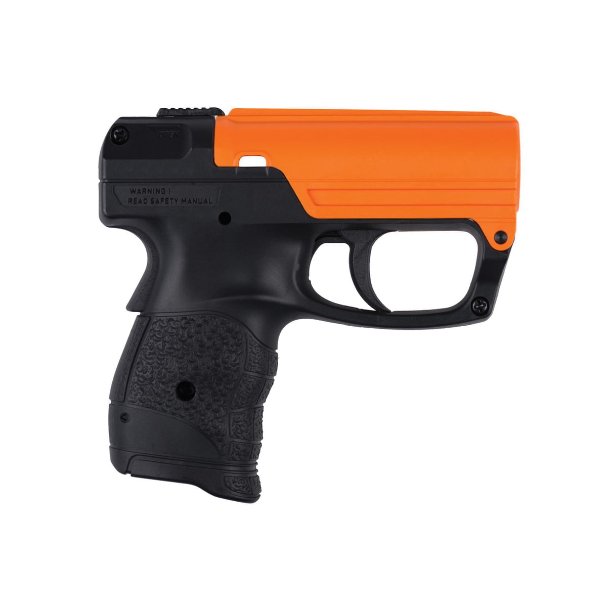 Sabre 0.39 oz Aim and Fire Pepper Gel w/Trigger and Grip Deployment System, Black/Orange