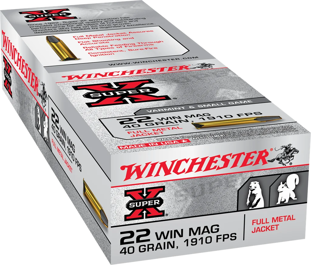 WINCHESTER SUPER-X HV 22WM 40GR FMJ