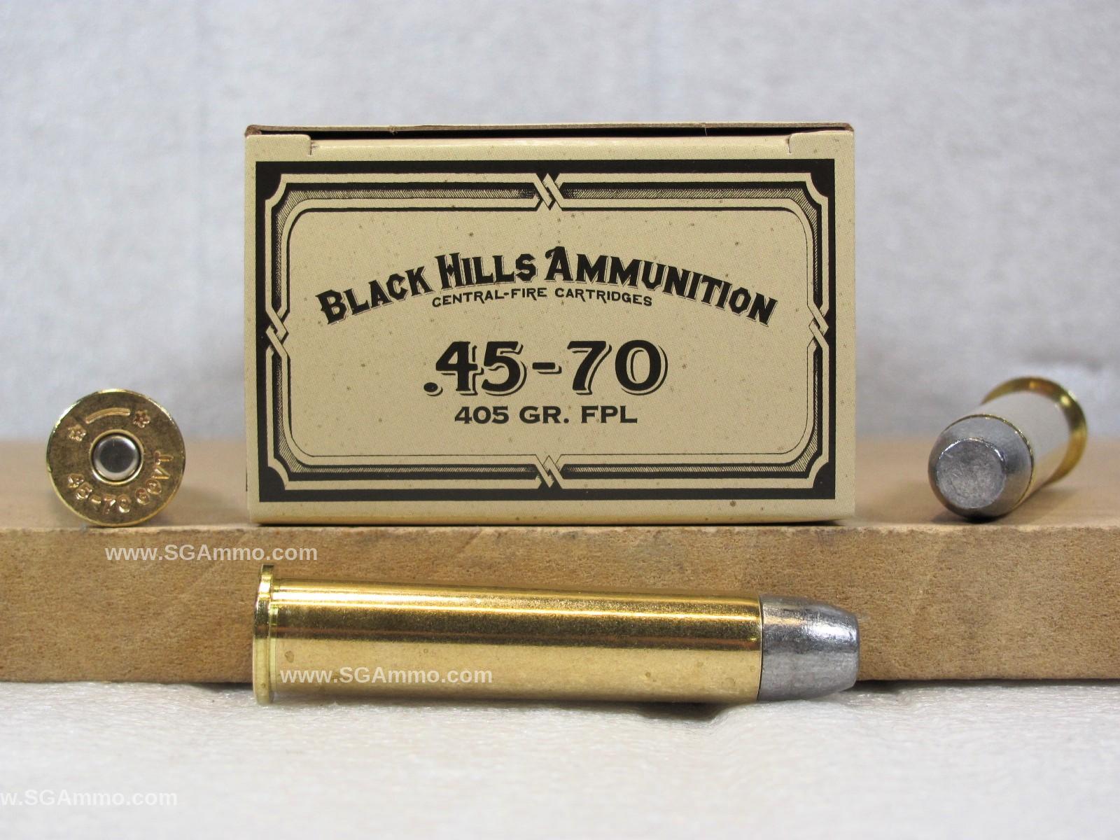 200 Round Case – 45-70 FPL 405 Grain Black Hills Ammo – 2CCB4570N1
