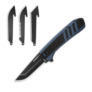 Outdoor-Edge Outdoor Edge Razor VX4 Replaceable Blade Folding Knife 3" Drop Point Blade Blue