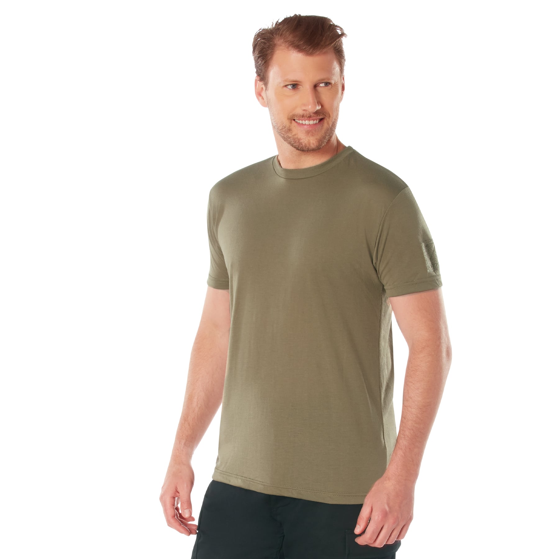 Rothco Tactical Athletic Fit T-Shirt - Ar 670-1 Coyote Brown, Large