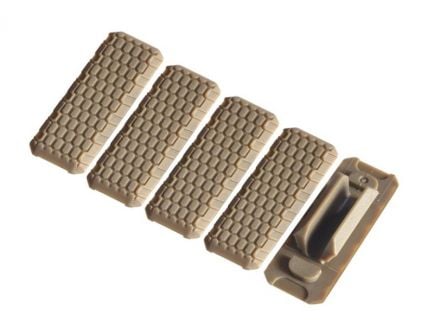 Strike Industries 5 Piece M-Lok Covers V2, Flat Dark Earth