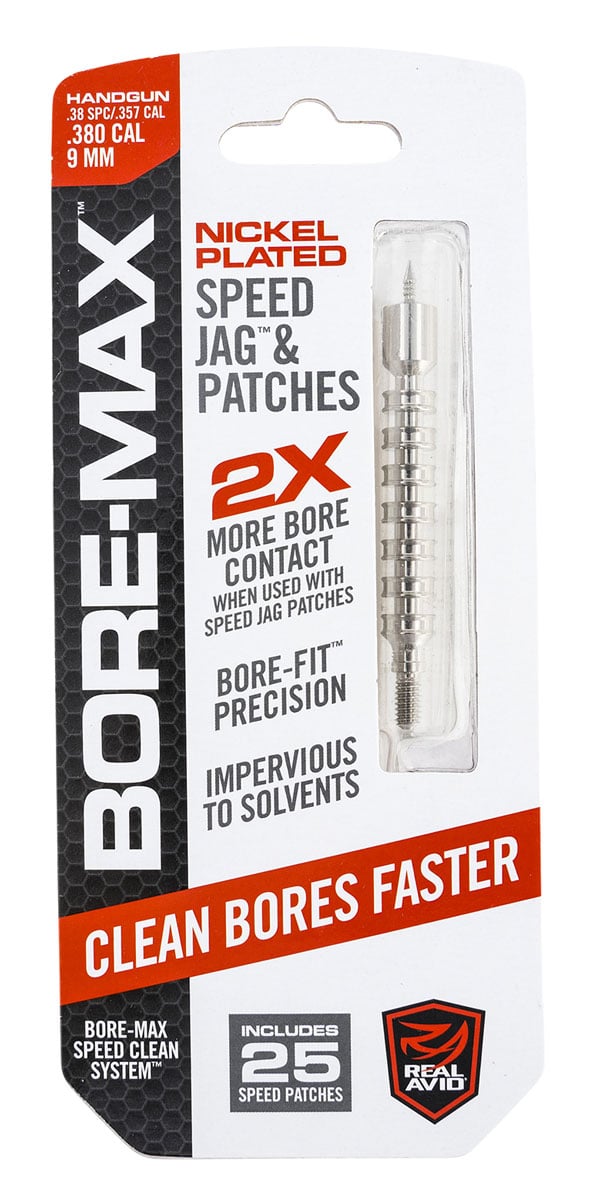 Real Avid Bore Max 9mm Pistol Cleaning Jag - AVBMJAG9MM