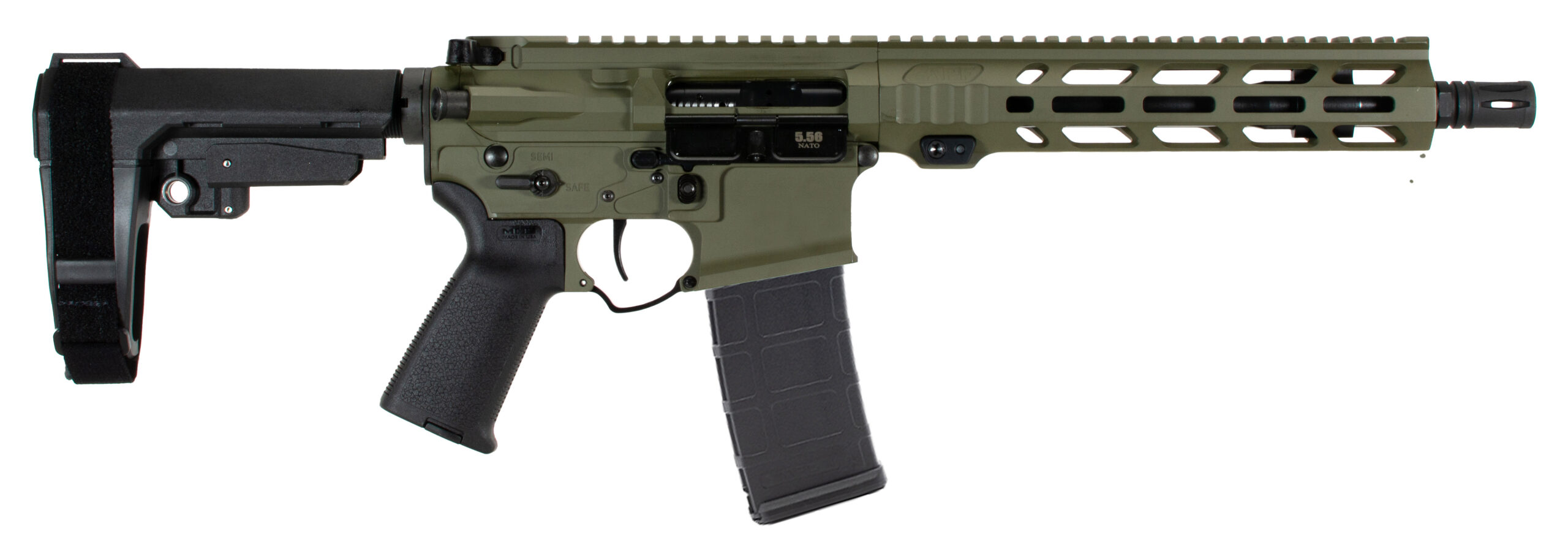 APF 5.56 Pistol 2.0 10.5 ODG MLOK with Nitride Barrel
