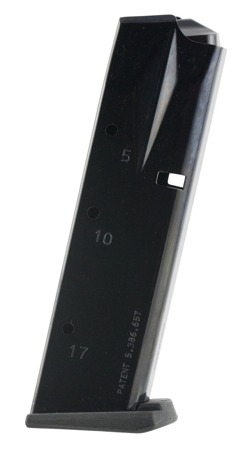 Mec-Gar 17 Round 9mm Luger Smith and Wesson 5900/915/910/659 High Cap Magazine, Blue - MGSW5917B