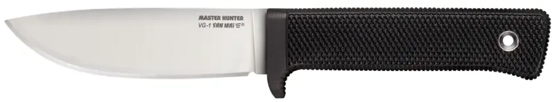 Cold Steel 36JSK Master Hunter 4.50" Fixed Plain Drop Point VG-1 San Mai III Blade/Black Kray-Ex Handle