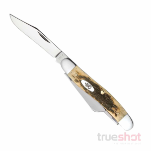 Case - Amber Bone-Peach Seed - Jig - Medium-Stockman - (6318 CS) 00039