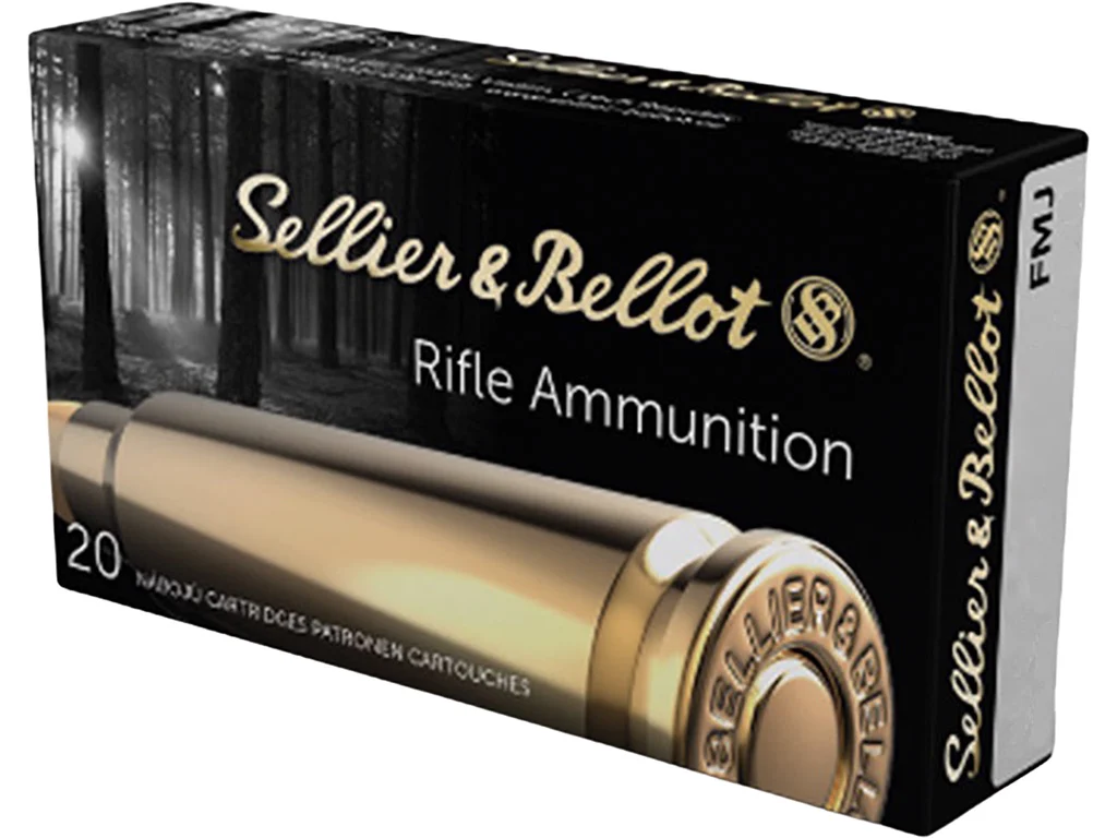 Sellier Bellot Rifle Ammo 22 Hornet FMJ 45 gr. 20 rd.