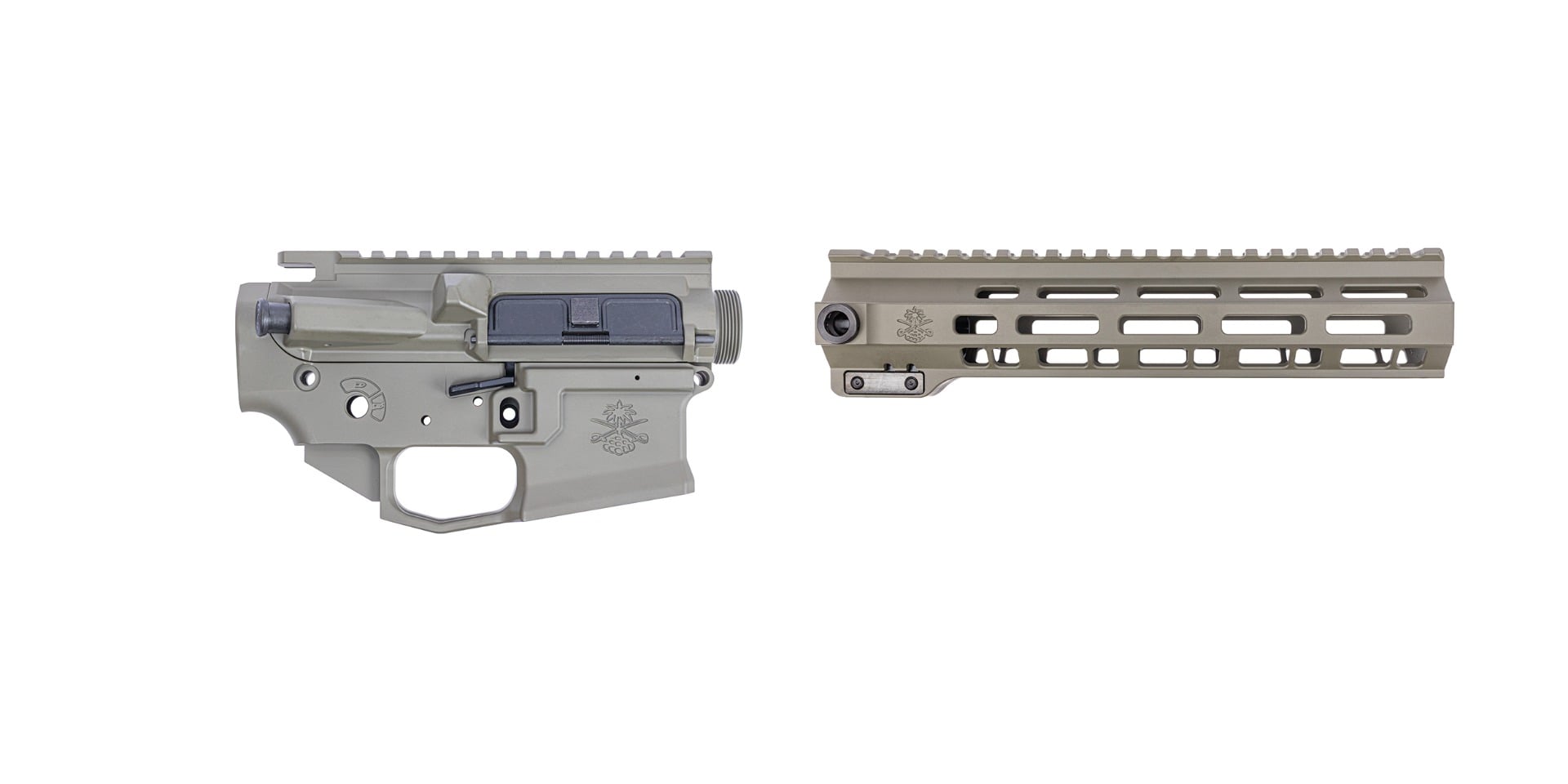 Sabre-15 Enhanced Builder Set - 9.75" QDSM V2 Rail, Moss Green