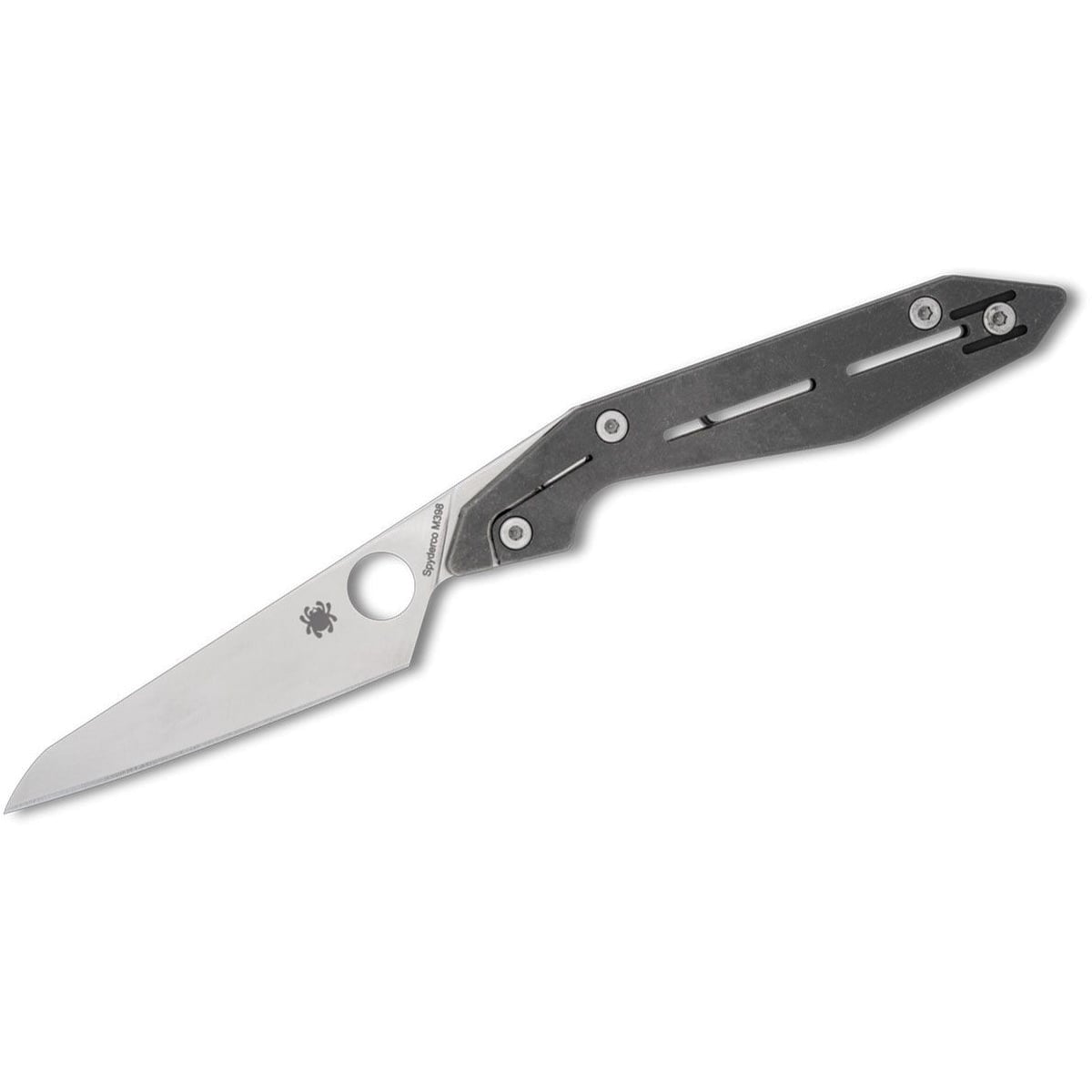 Spyderco Nand Slip Joint Wharncliffe Knife, Gray - C270TIP
