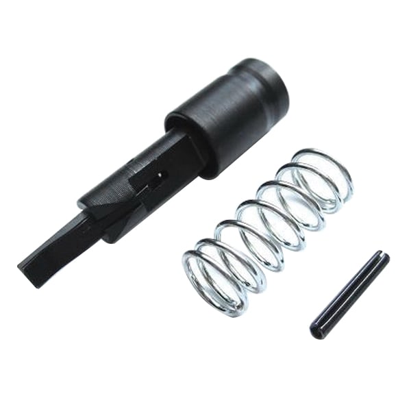 Forward Controls Design Circle Serrated Low Drag Forward Assist, Black