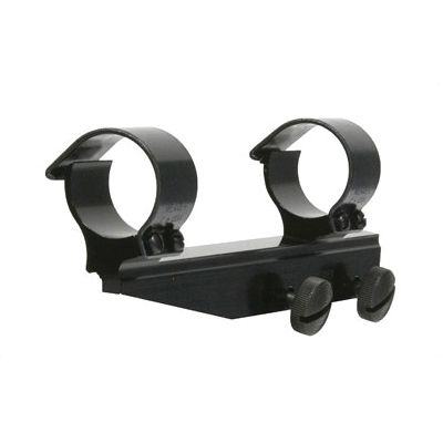 Weaver Side Mount Long Bracket 1 Piece High 1" Scope Mount, Black - 49340