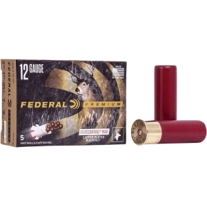 Federal Premium Vital-Shok 12 Gauge Ammo 3" #00 Buckshot 12 Pellets Box of 5