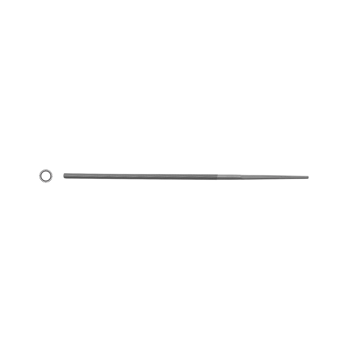 Grobet USA #2 Cut Swiss Pattern Precision Round Parallel File