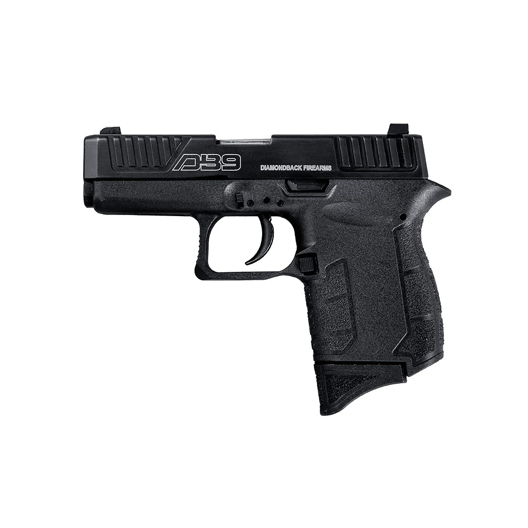 Diamondback DB9 Compact 9mm Pistol - Black, 3" Barrel