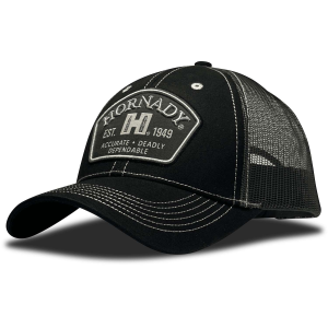 Hornady Gear 32790   Black Trucker Hornady Patch
