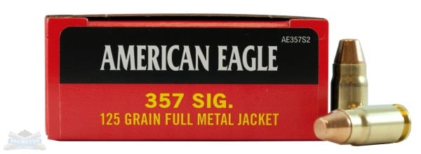 American Eagle 357 Sig 125gr FMJ Ammunition 50rds - AE357S2