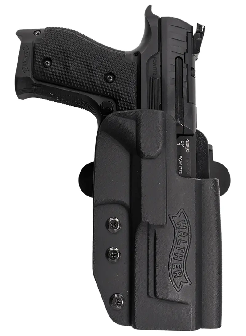 Walther Arms 5130217 PPQ Q5 Match Steel Frame OWB Holster Black Kydex Belt Slide