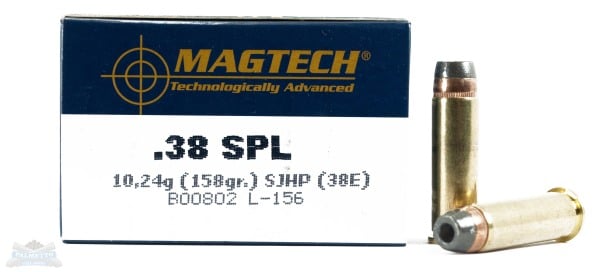 Magtech 38 Special 158gr SJHP Ammunition 50rds - 38E