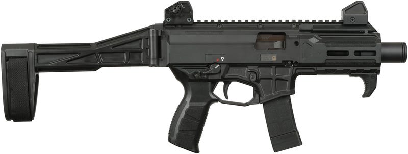 CZ Scorpion 3 Plus Micro 9mm Pistol Black 4.2" SB Brace 20rd