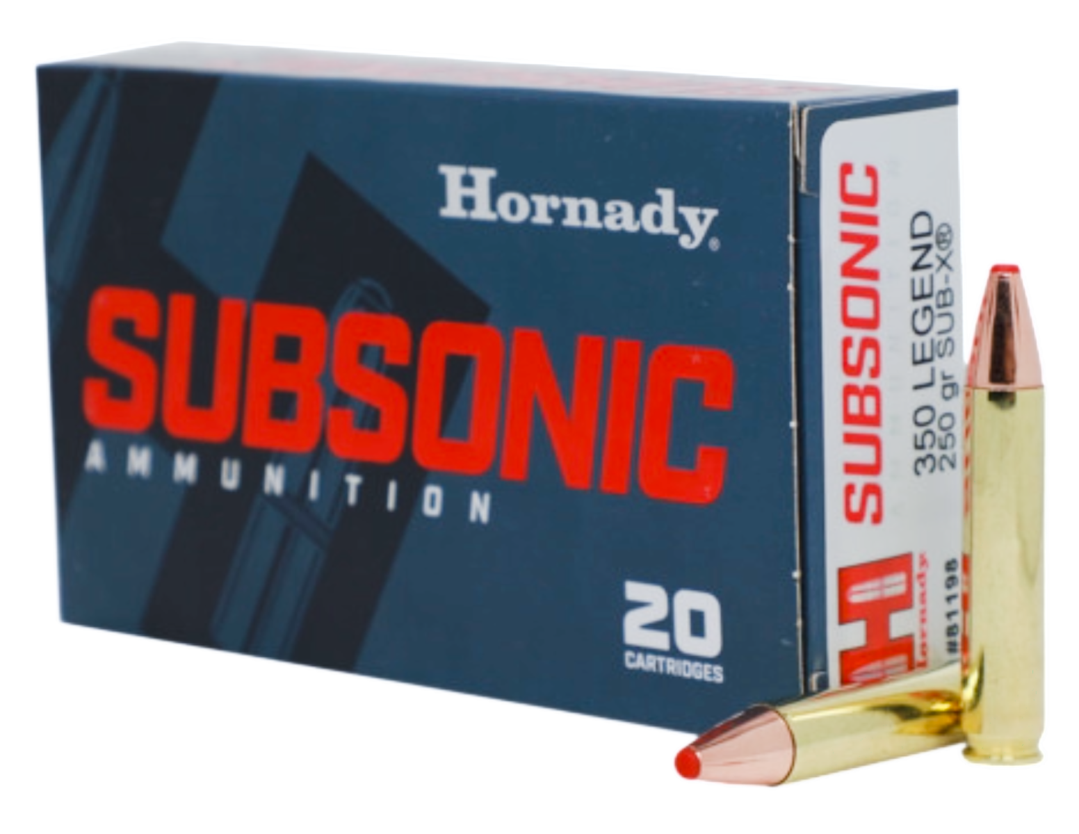 Hornady Subsonic .350 Legend 250 gr Sub-X, 20rds
