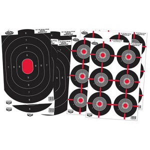 BIRCHWOOD CASEY Dirty Bird Combo 4-12"x18" Oval/Bull's-Eye 8ct