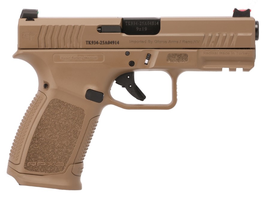 GForce Arms GFA RPX9 EXO 9MM 15R FDE