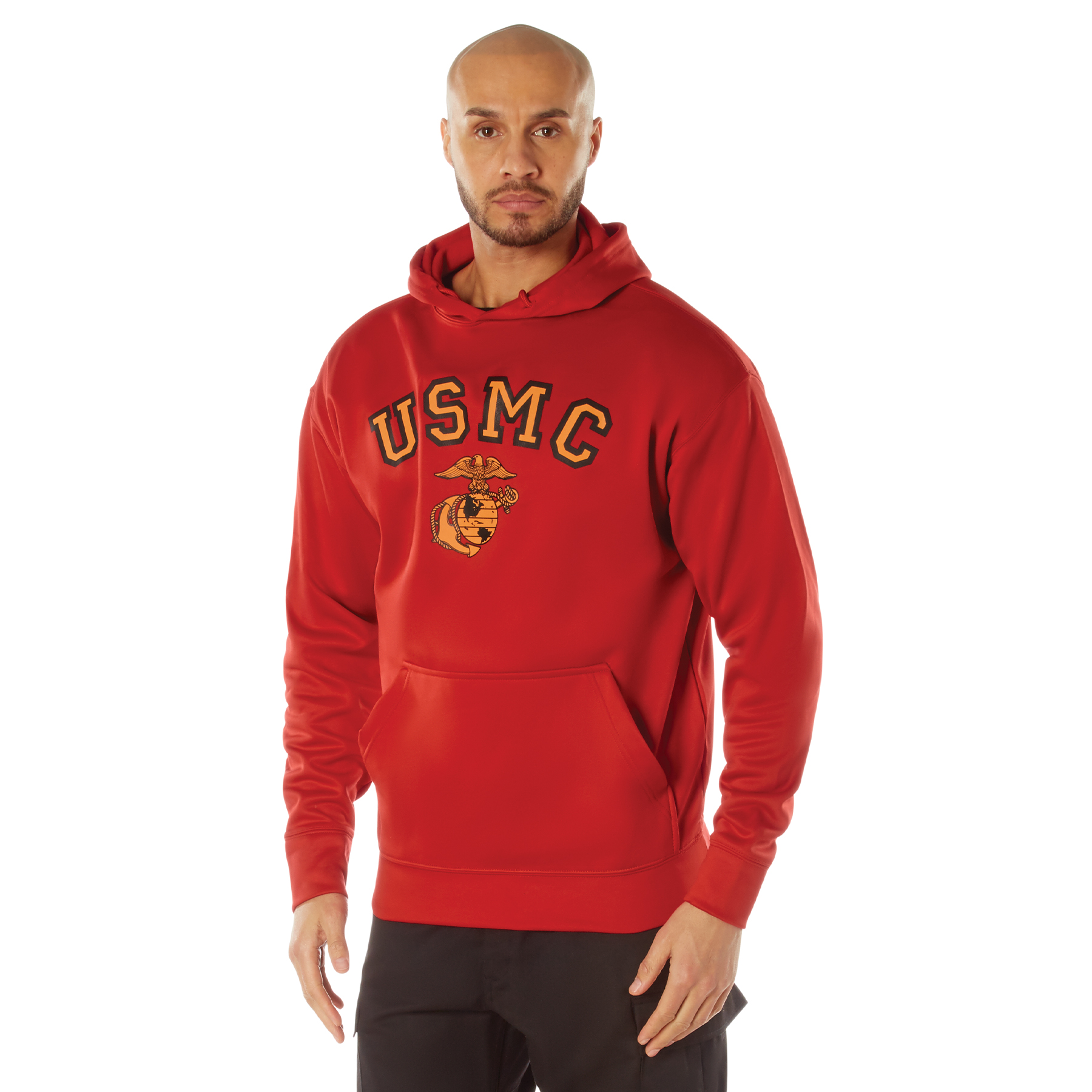 Rothco Usmc Eagle, Globe, And Anchor Pullover Hooded Sweatshirt - X-Large