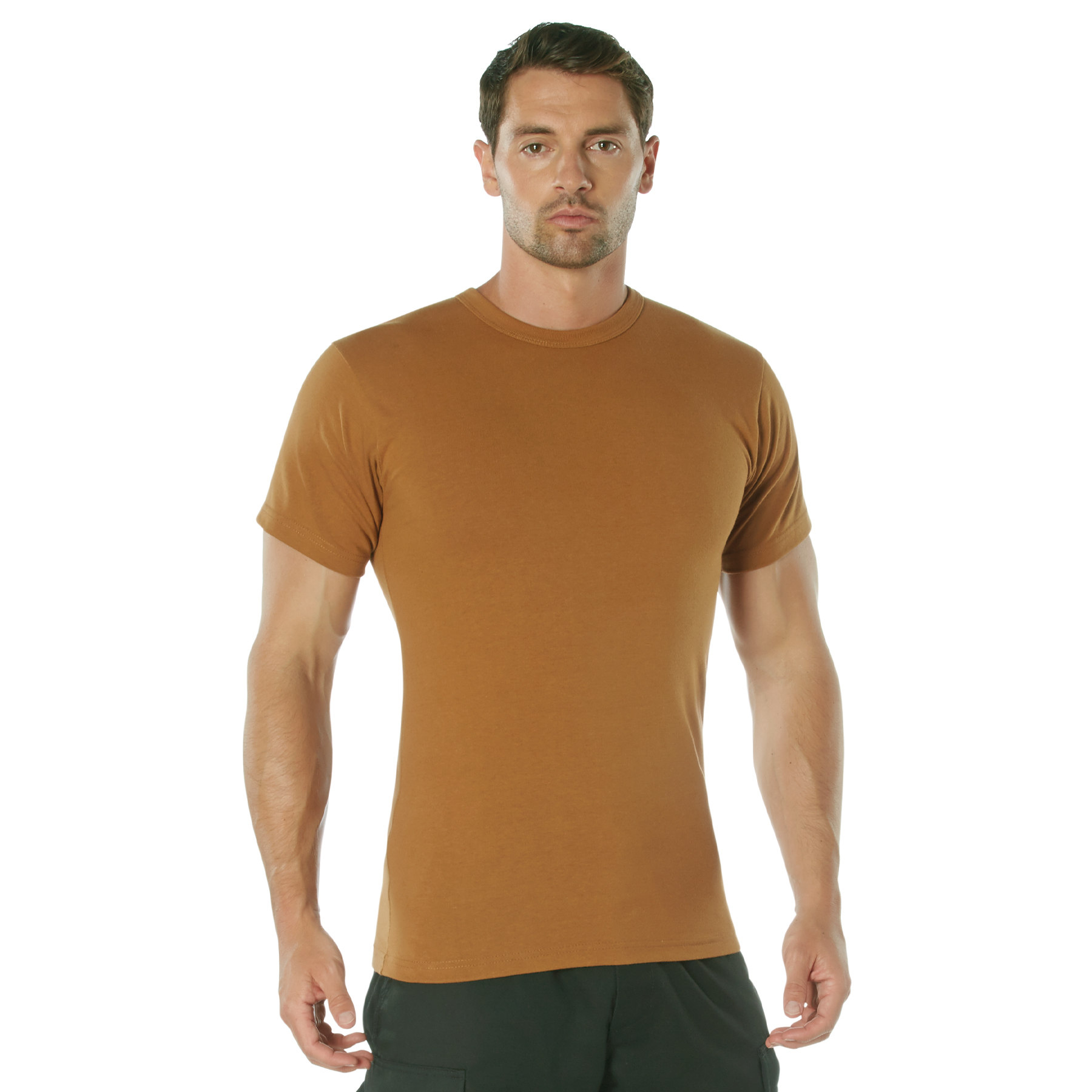 Rothco Heavyweight T-Shirts - Work Brown, Large