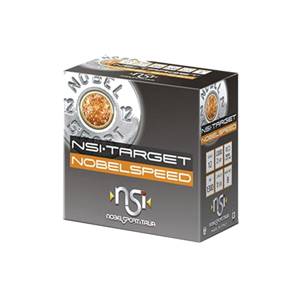 Nobel Sport Nobel Speed Sporting Clays 12 Gauge 2-3/4" #8 1-1/8 Ounce 25rds