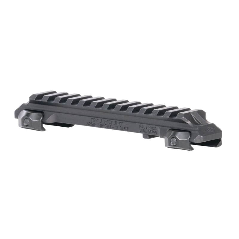 Reptilia LLC RMU 12-Slot Riser Mount 0.63" Mil-Std 1913 Picatinny Rail - Versatile Riser Solution - 100-269