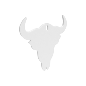 Birchwood-Casey Birchwood Casey AR500 3/8" Steel 1 Hole Animal Silhouette Target - Skull 1/ct