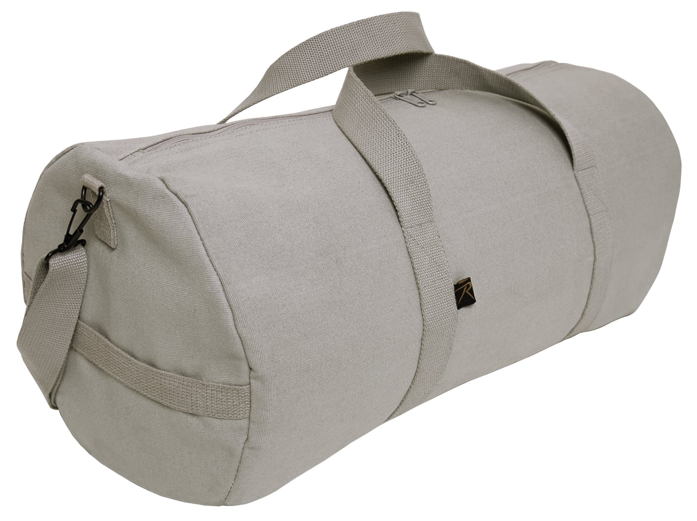 Rothco Canvas Shoulder Duffle Bag - Grey, 24 In