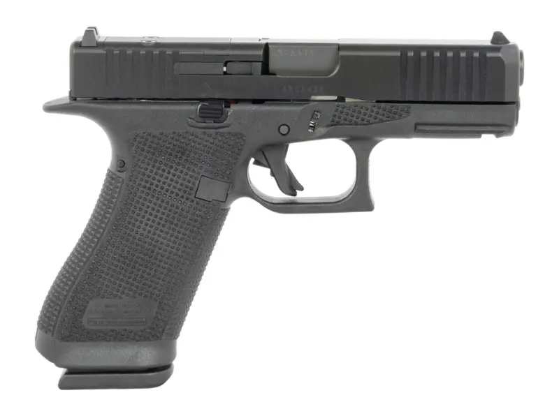 Glock U64550201 G45 Gen6 Crossover Frame 9mm Luger 10+1 4.02" Black GMB Barrel, Black nDLC Steel Optic Ready/Serrated Slide, Black Polymer Frame w/Accessory Rail, Interchangeable Backstrap Grip, Ambid