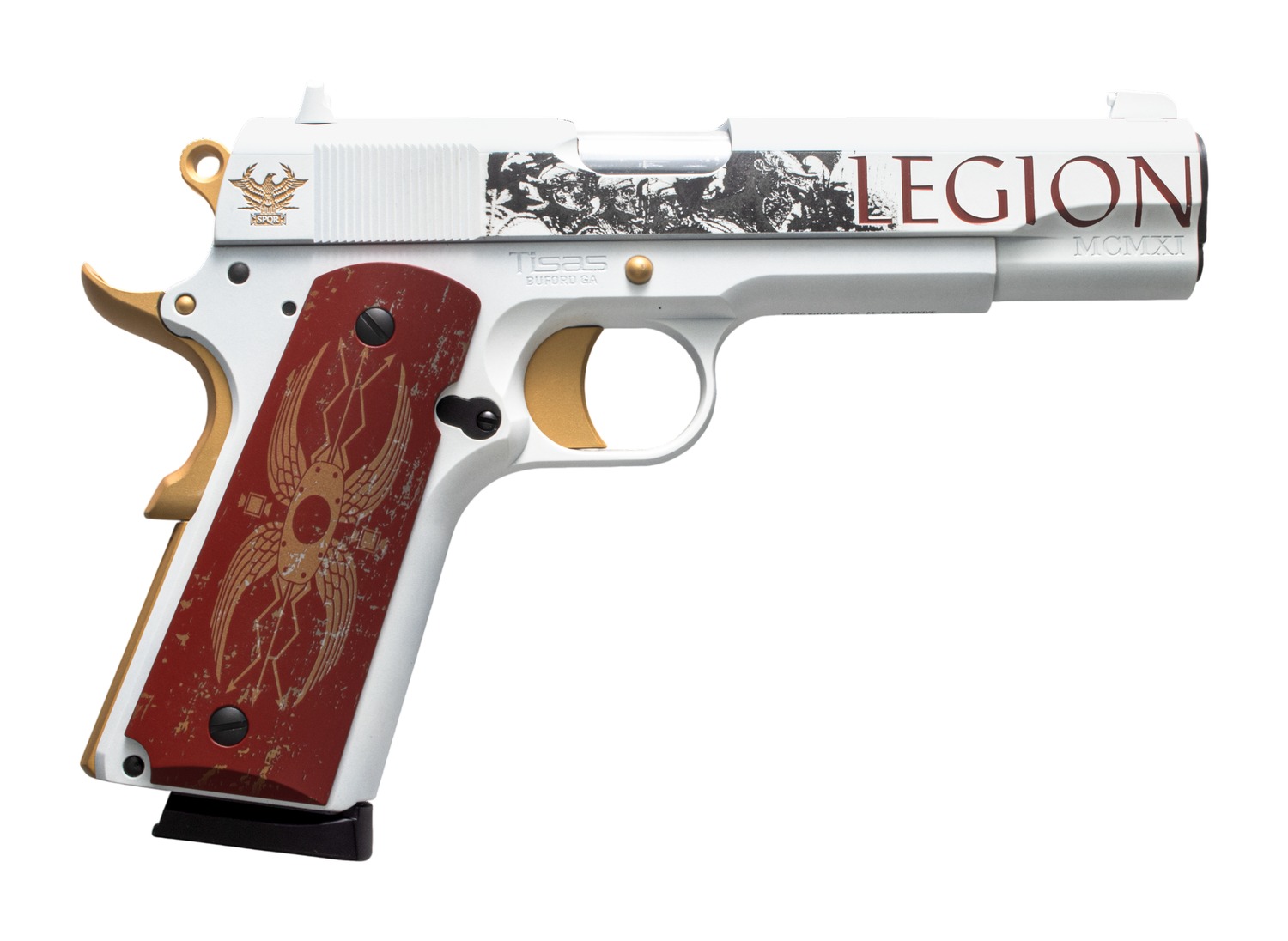 Tisas 1911 A1 Stakeout .45 ACP 8+1 5" Carbon Steel