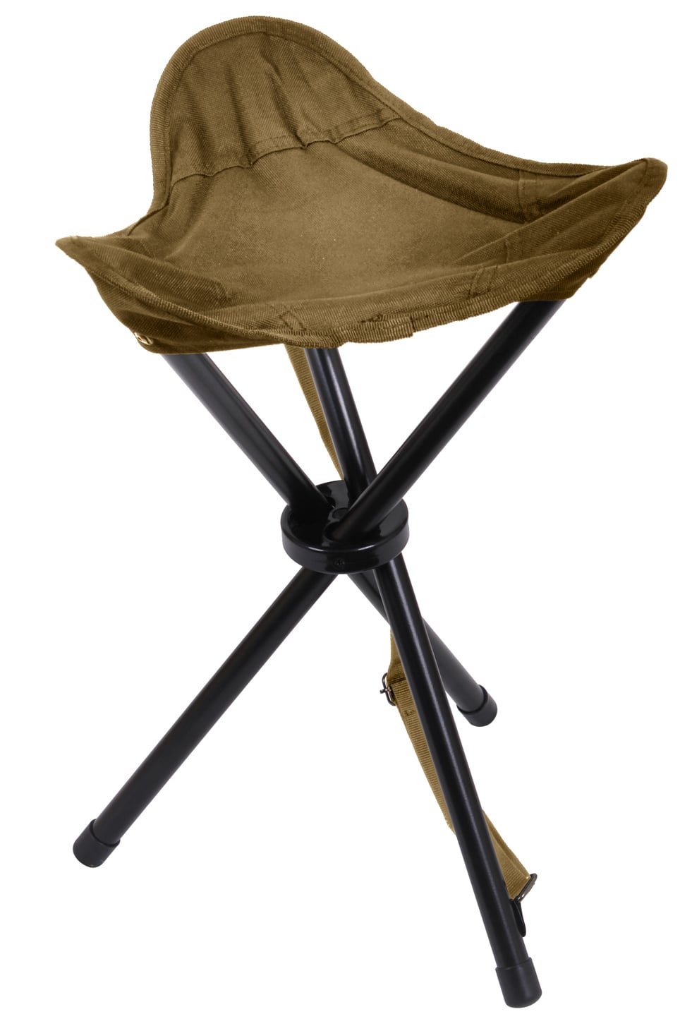 Rothco Collapsible Stool With Carry Strap - Coyote Brown