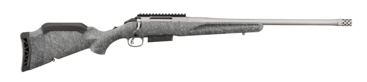 Ruger AMERICAN GEN2 400LEG GRAY 20" 46907 | GRAY SPLATTER STOCK