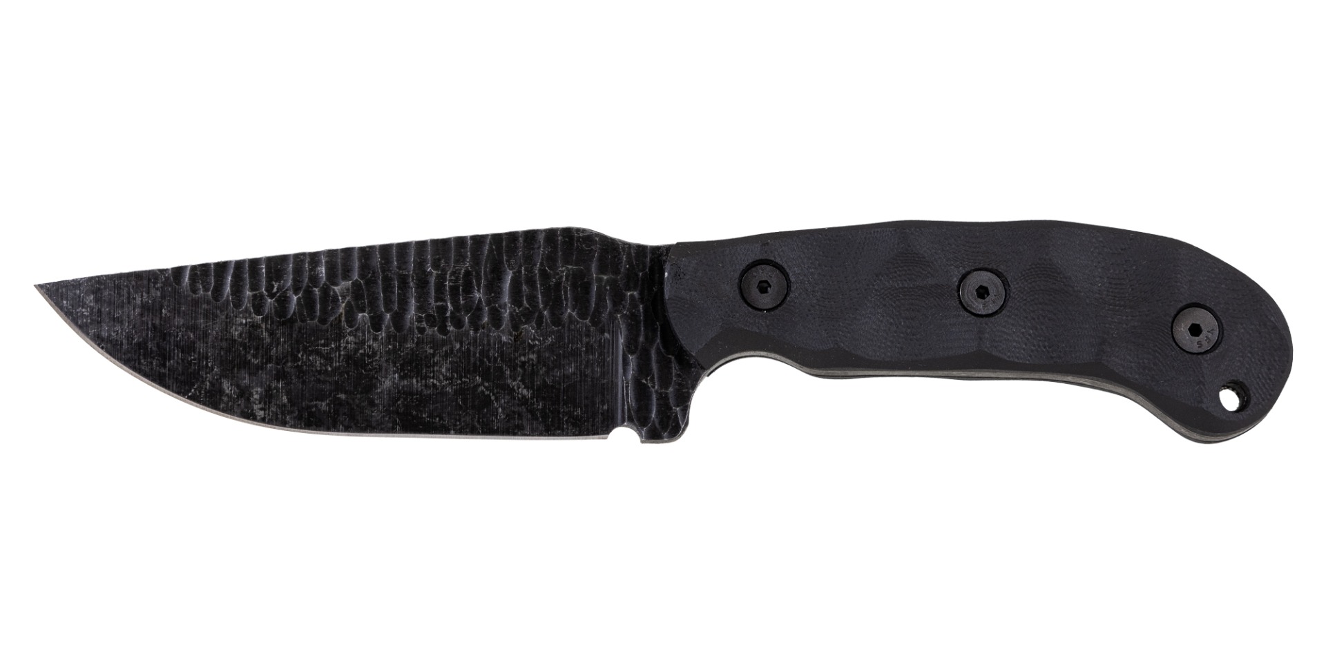 Stroup Knives GP1, Fixed Blade Knife, Black - GP1
