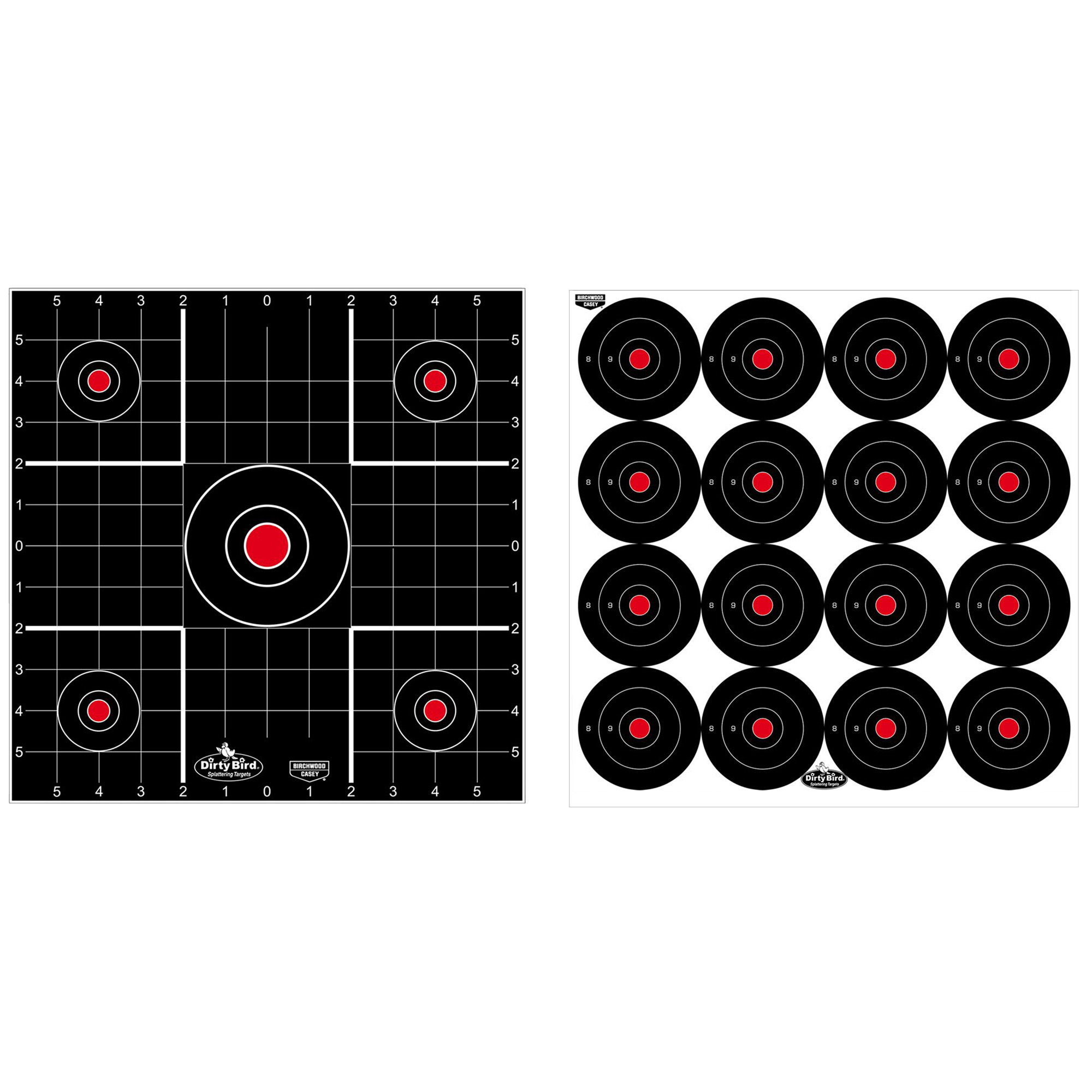 Birchwood Casey Dirty Bird Combo Pack, 3" and 12", 12 Targets BC-35325