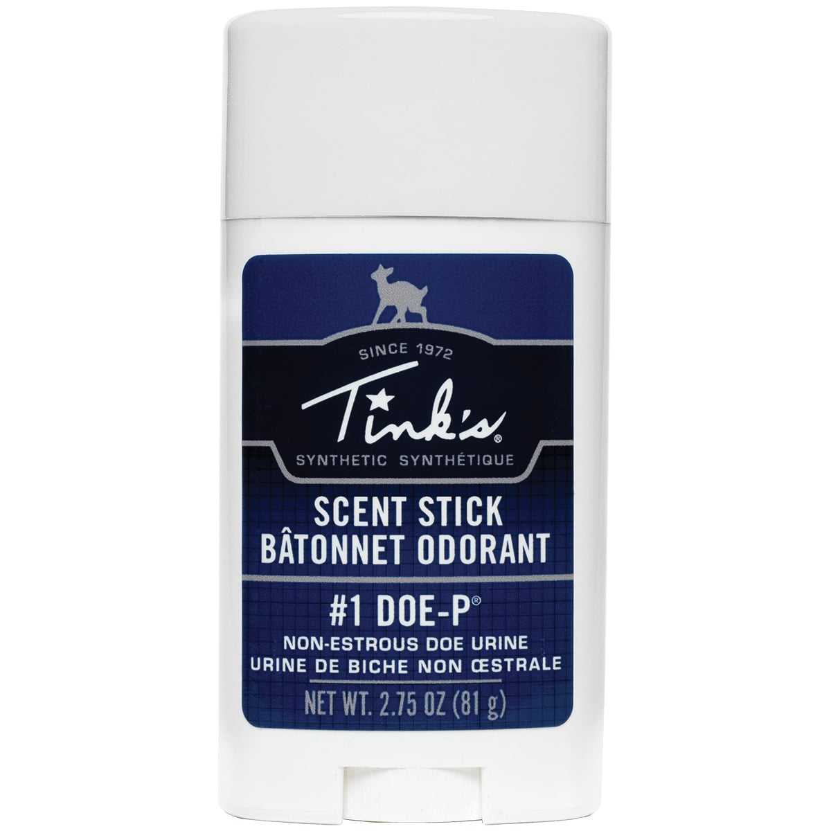 Tink's 1 Doe-P Deer Lure Calming Synthetic Stick, 2.75 oz