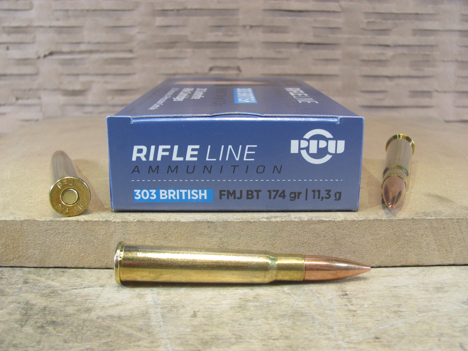 20 Round Box – 303 British 174 Grain FMJ Prvi Partizan Ammunition – PP303F