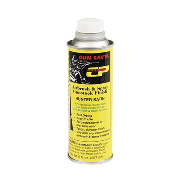 Chem-Pak Gun Sav'r Hunter Satin Custom Oil Gunstock Finish, 9 oz Can Clear