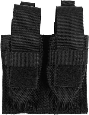BlackHawk Duty Double Pistol Mag Pouch W/TalonFlex (Black)